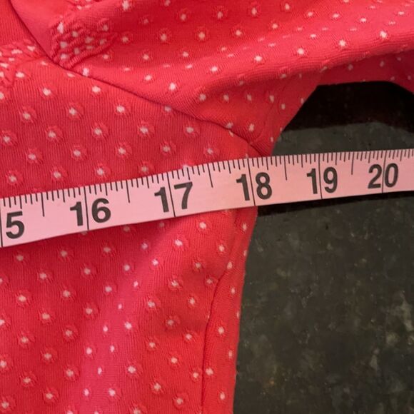 #OfficeSiren 💃 *JULIA JORDAN* Sz 8 Coral Body-con Midi DRESS - Picture 9 of 10